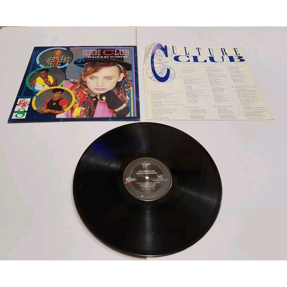(2) CULTURE CLUB "Kissing To Be Clever & Color By Numbers" Vinyl Record LP (VG) - Picture 4 of 8
